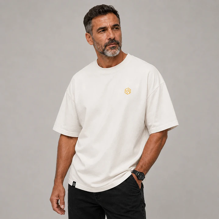 Camiseta básica premium bordado - Oversize 3