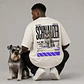 Camiseta Estampada Schnauzer - Oversize - Miniatura 1