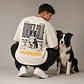 Camiseta Estampada Border Collie - Oversize - Miniatura 1