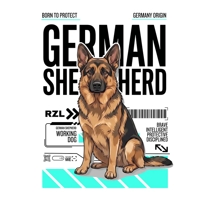 Camiseta Estampada German Shepherd - Regular 2