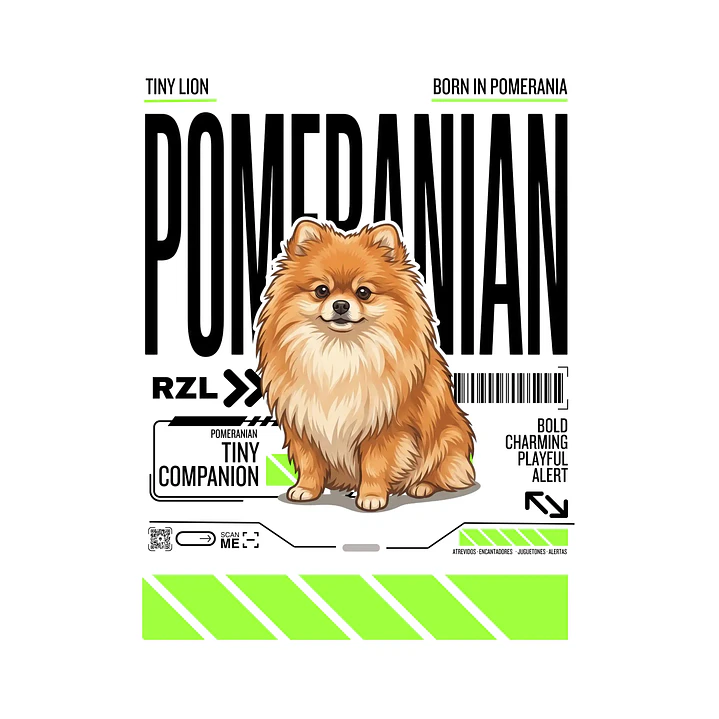Camiseta Estampada Pomeranian - Regular 2
