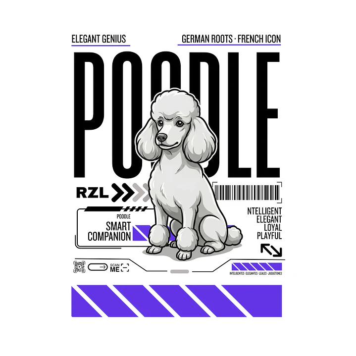 Camiseta Estampada Poodle - Regular 2