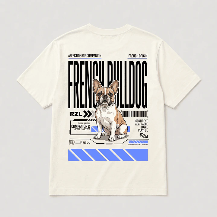 Camiseta Estampada French Bulldog - Regular 1