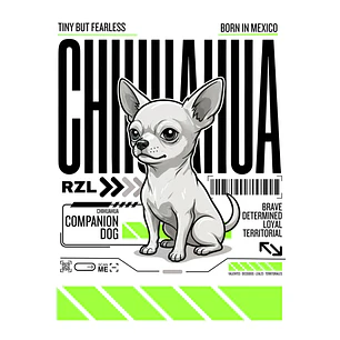 Camiseta Estampada Chihuahua - Regular