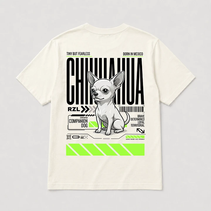 Camiseta Estampada Chihuahua - Regular 1