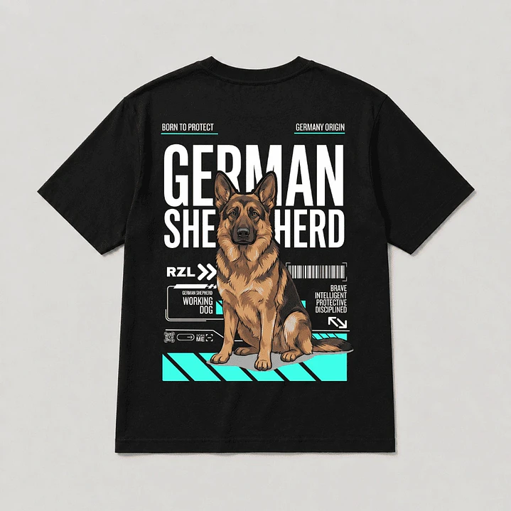Camiseta Estampada German Shepherd - Regular 4