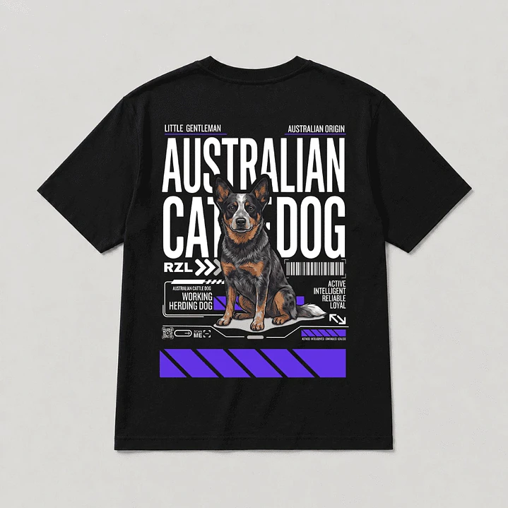 Camiseta Estampada Australian Cattle Dog - Regular 4