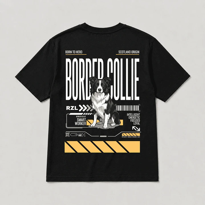 Camiseta Estampada Border Collie - Regular 4
