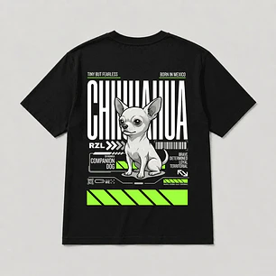 Camiseta Estampada Chihuahua - Regular