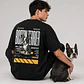 Camiseta Estampada Boston Terrier- Oversize - Miniatura 1