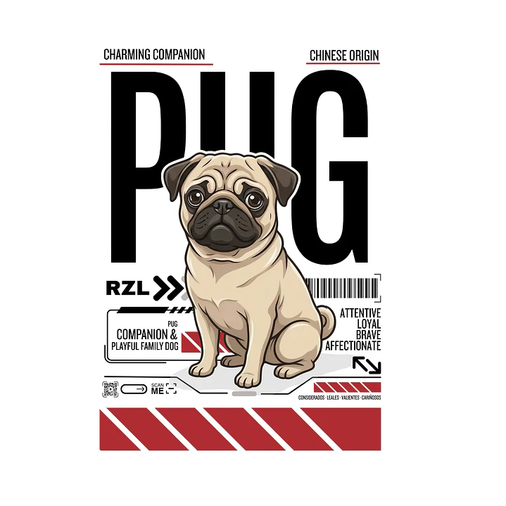 Camiseta Estampada PUG - Oversize 6