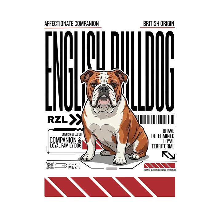Camiseta Estampada Bulldog Inglés - Regular 2