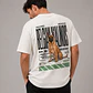 Camiseta Estampada Pastor Belga Malinois - Oversize - Miniatura 1