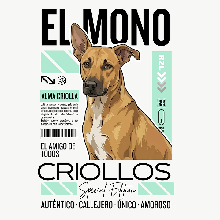 Camiseta Estampada Criollos 