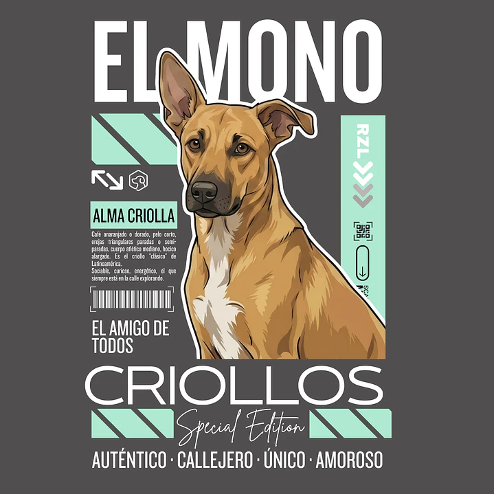 Camiseta Estampada Criollos 