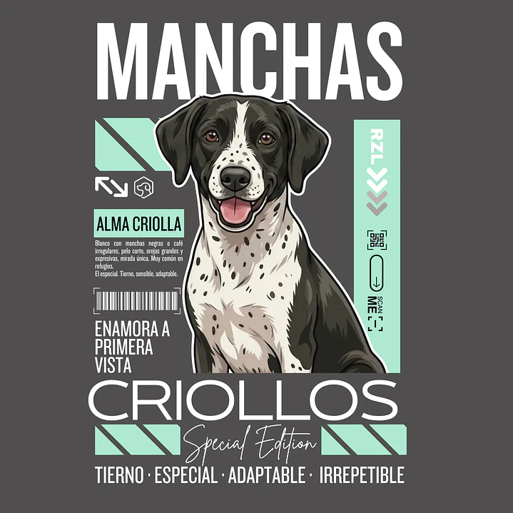 Camiseta Estampada Criollos 