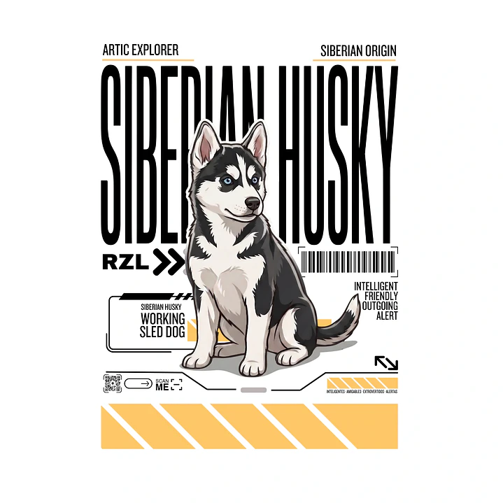 Camiseta Estampada Husky Siberiano - Regular 3