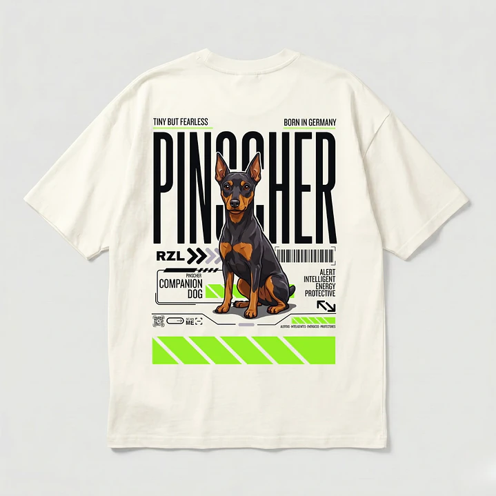 Camiseta Estampada Pinscher - Oversize 3