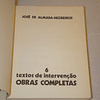 Textos de intervenção  nr. 6 (Obras completas de José Almada Negreiros)