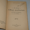 As últimas obras póstumas de Eça de Queiroz e a critica