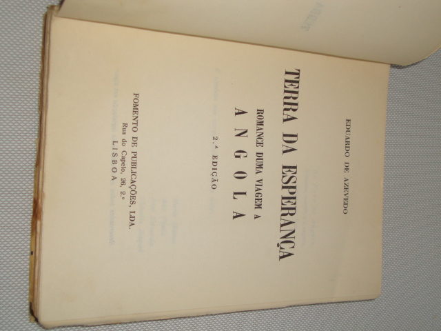 Terra de esperança- Romance de viagem a Angola
