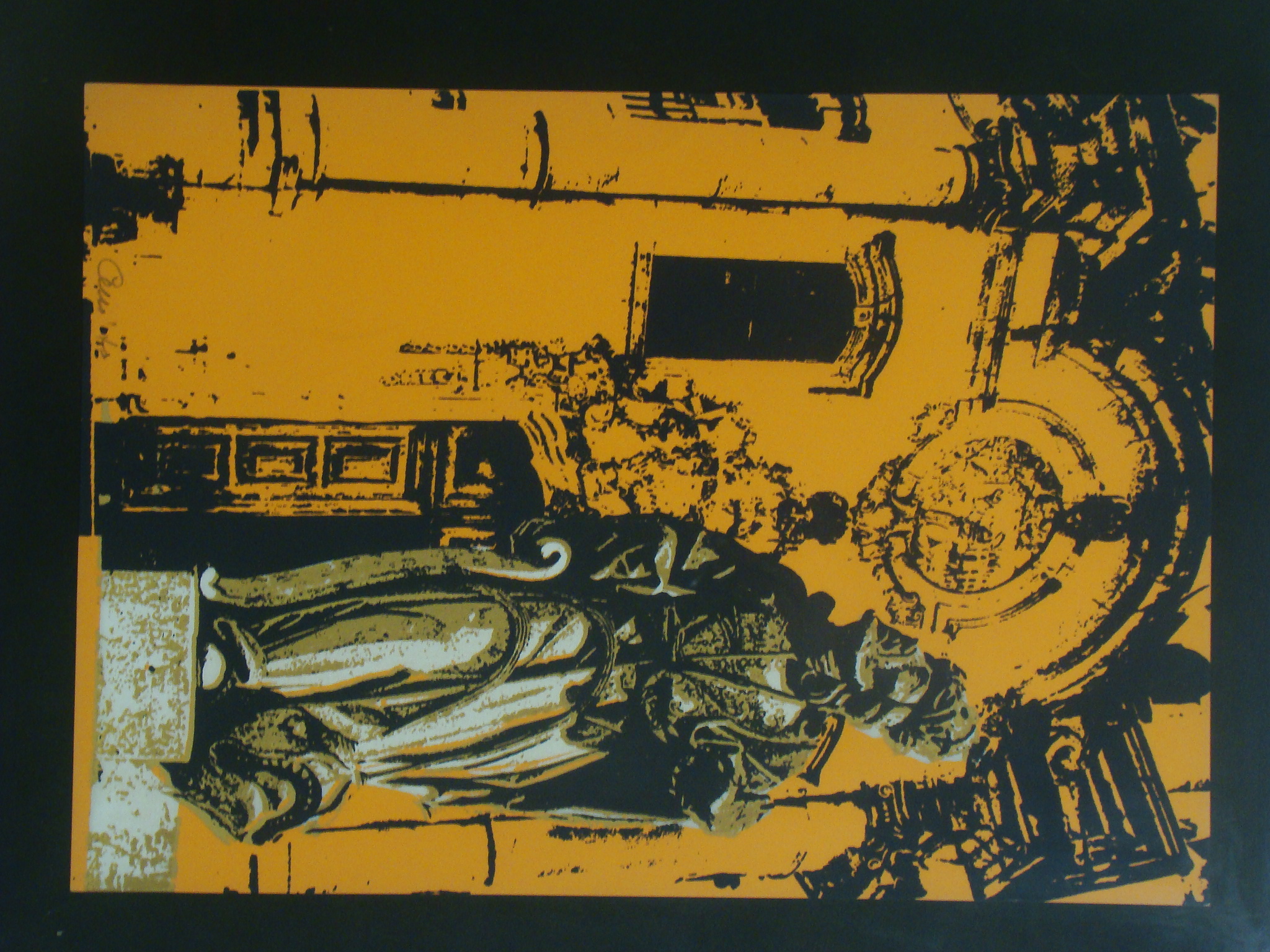 Serigrafia- Profeta Jonas e Santuário do Bom Jesus de Matosinhos- Congonhas do Campo