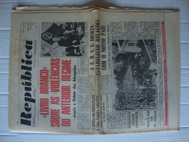 Jornal República- 7 de Maio de 1974