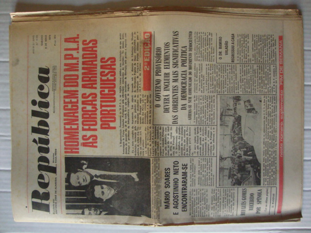 Jornal República- 4 de Maio de 1974