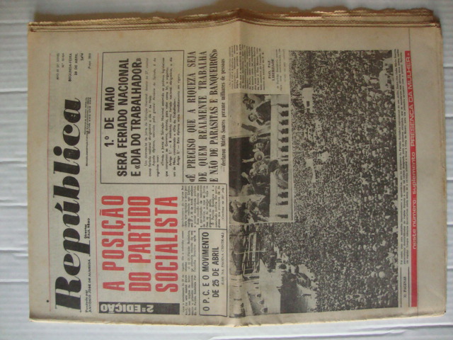 Jornal República- 29 de Abril de 1974