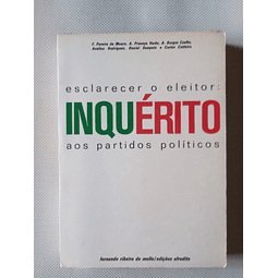Esclarecer o eleitor: Inquérito aos partidos políticos
