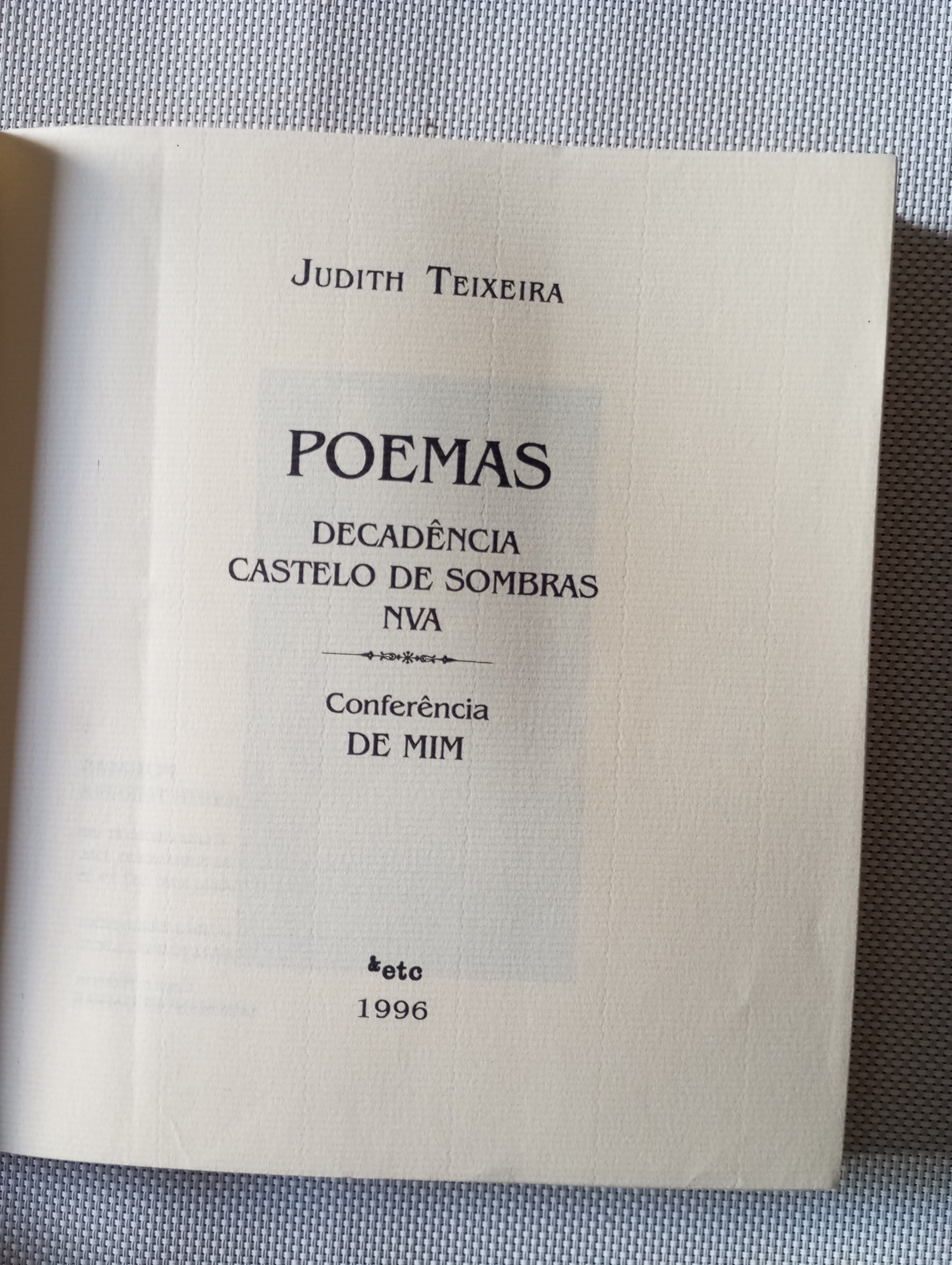 Judith Teixeira - Poemas