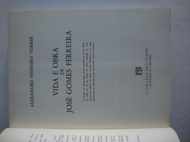 Vida e obra de José Gomes Ferreira 