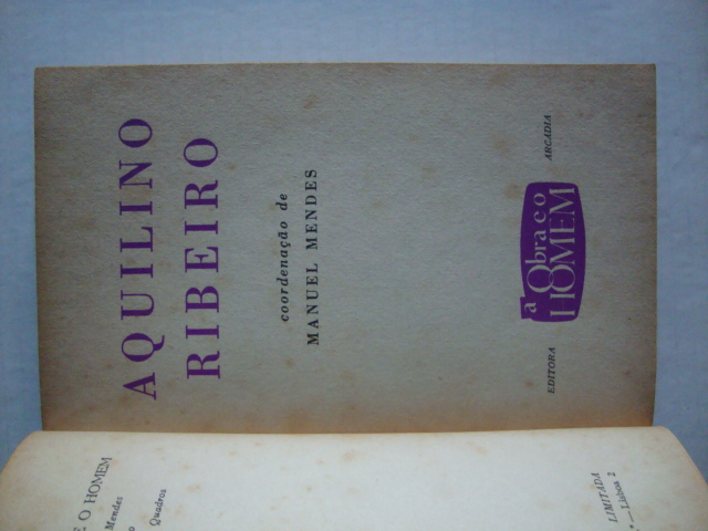 Aquilino Ribeiro- Colecção A obra e o homem (nr.1)