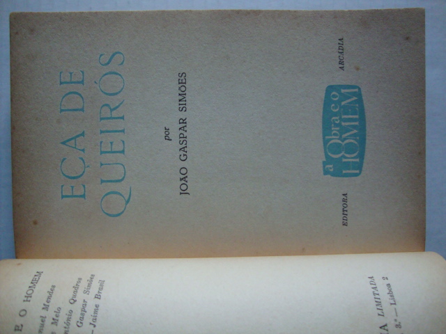 Eça de Queirós- Colecção A obra e o homem (Nr.4)