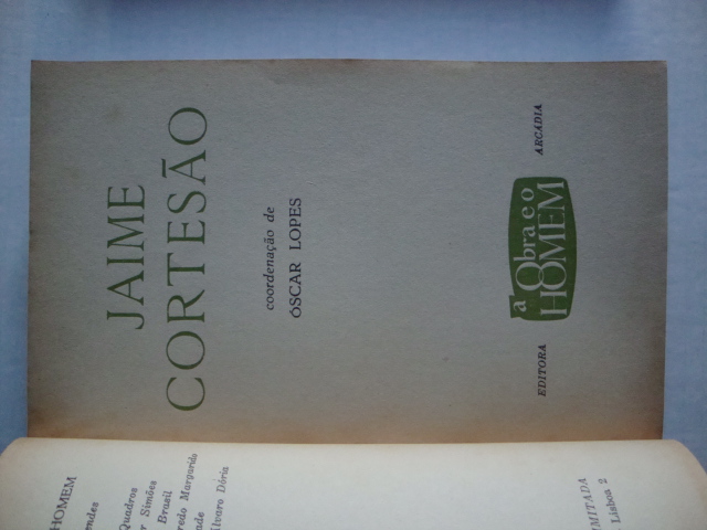 Jaime Cortesão- Colecção A obra e o homem  (Nr.9)