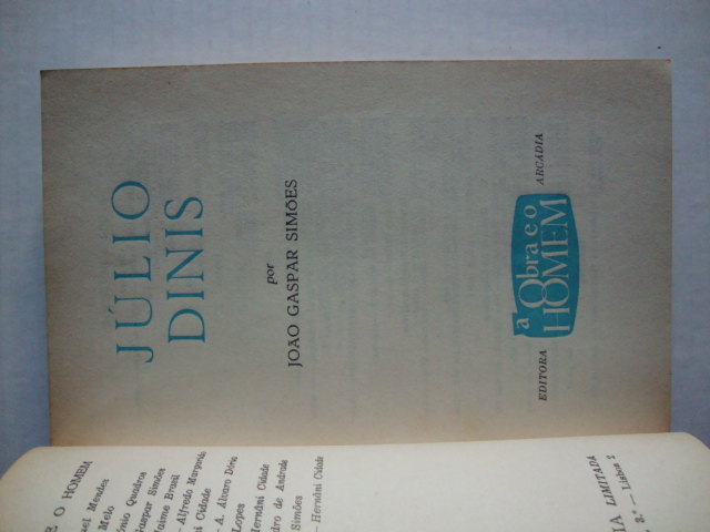 Júlio Dinis- Colecção A obra e o homem  (Nr.12)
