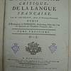 Dictionaire Critique de la Langue Française