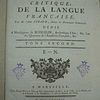 Dictionaire Critique de la Langue Française