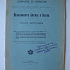 Regolamento Locale D`Igiene Polizia Mortuária- Comune di Genova