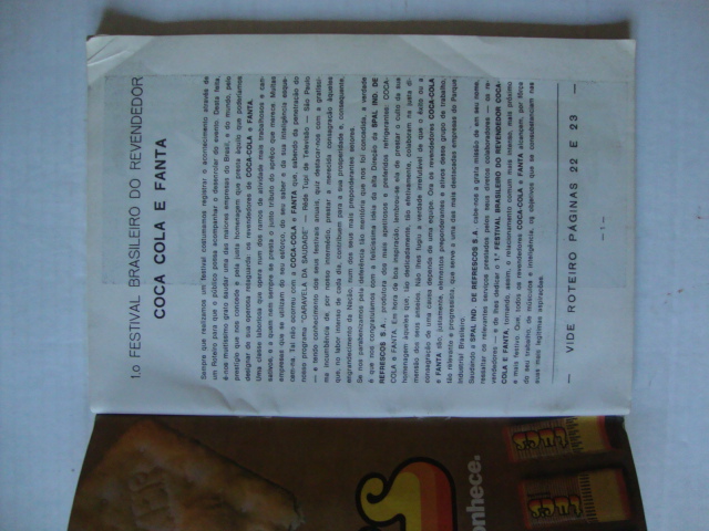 1º Festival Brasileiro do Revendedor de Coca-cola e Fanta