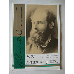 Antero de Quental- 1º Centenário da morte