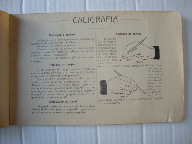 Modelos para exercícios caligráficos