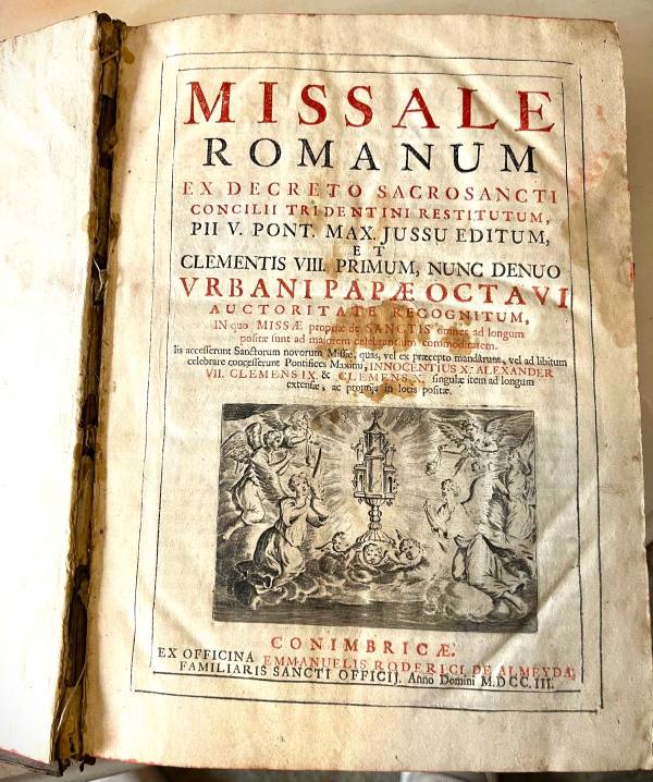 Missale Romanum (1703 Conimbricae)