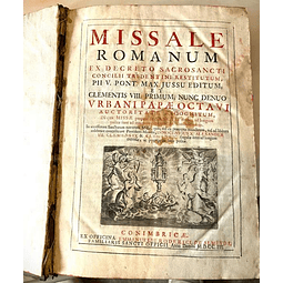 Missale Romanum (1703 Conimbricae)