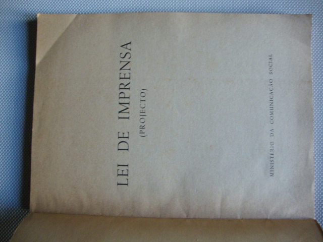 Lei de Imprensa- Projecto (1975)