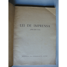 Lei de Imprensa- Projecto (1975)