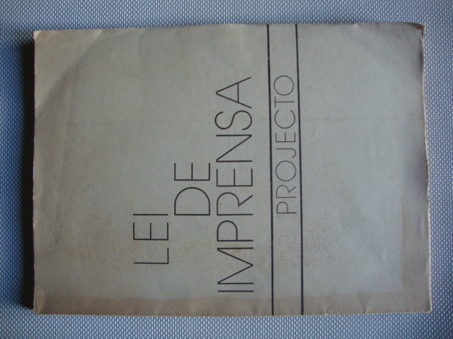 Lei de Imprensa- Projecto (1975)