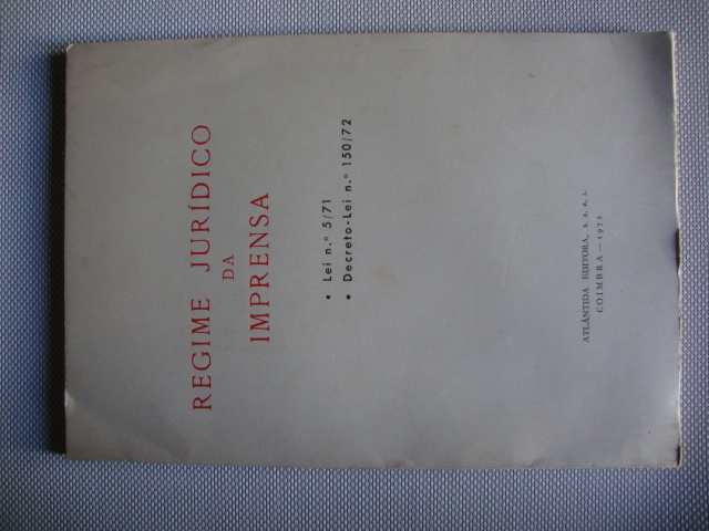 Regime Jurídico da Imprensa