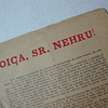 Oiça, Sr. Nehru! 