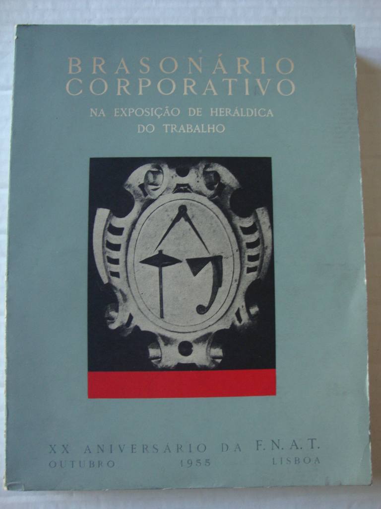 Brasonário corporativo na exposição de heráldica do trabalho